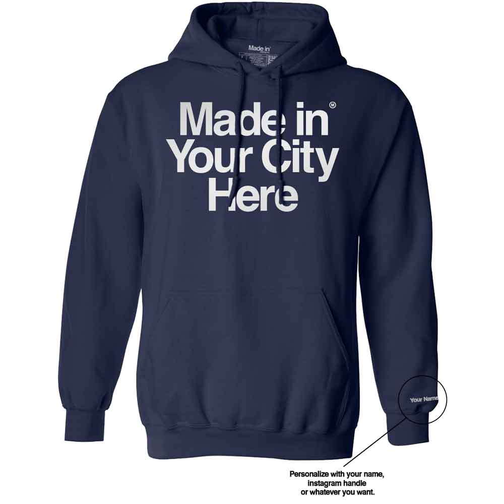 Made In - Hoodie - Large Letters