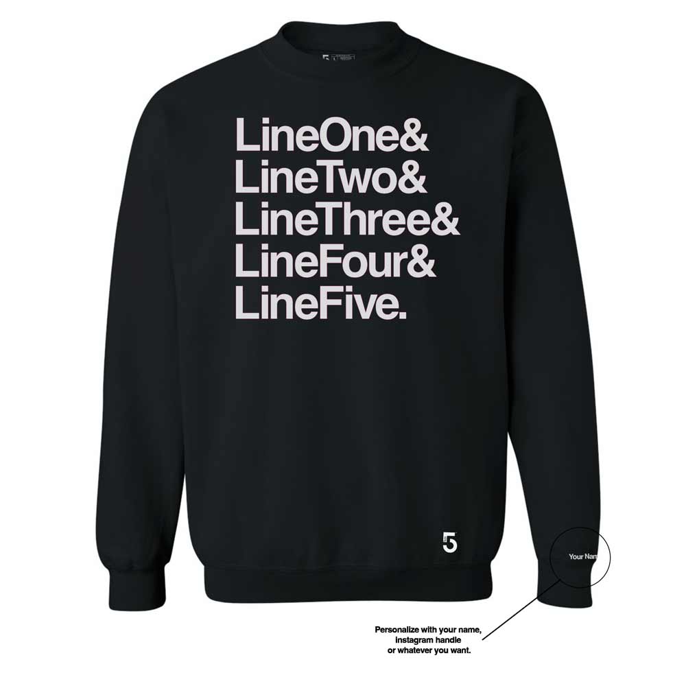 Top Five - Crew Sweatshirt