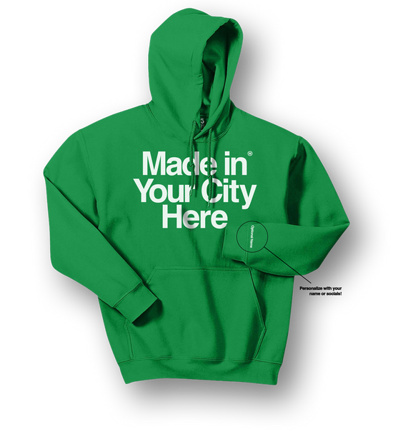 Made In  Hoodie - Big Letters