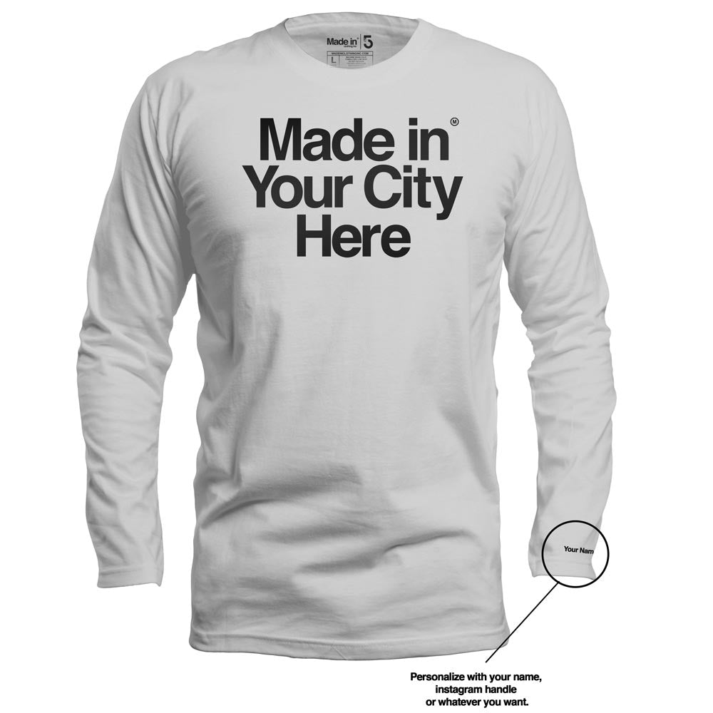 Made In - Long Sleeve Tee - Large Letters
