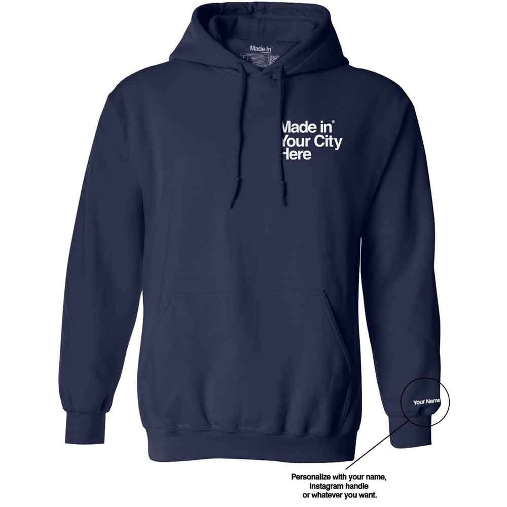 Load image into Gallery viewer, Made In - Hoodie - Small Letter
