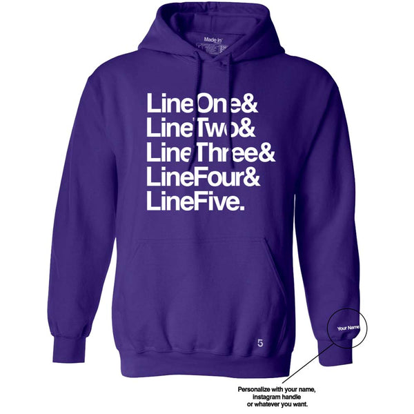 Made In Clothing Inc. Personalized Top Five Shirts & Hoodies - Showoff Your  Favorites