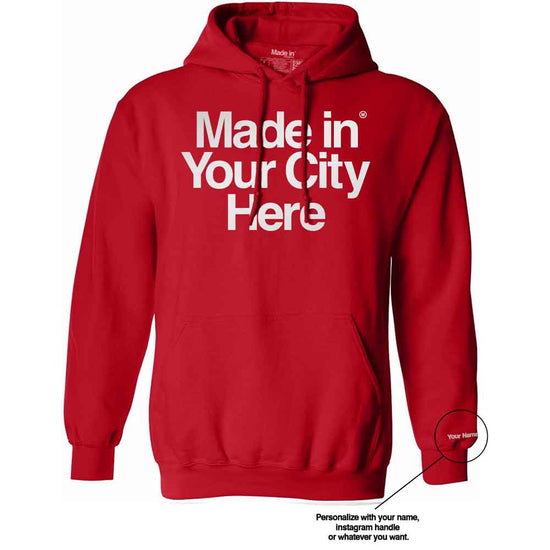 Load image into Gallery viewer, Made In - Hoodie - Large Letters

